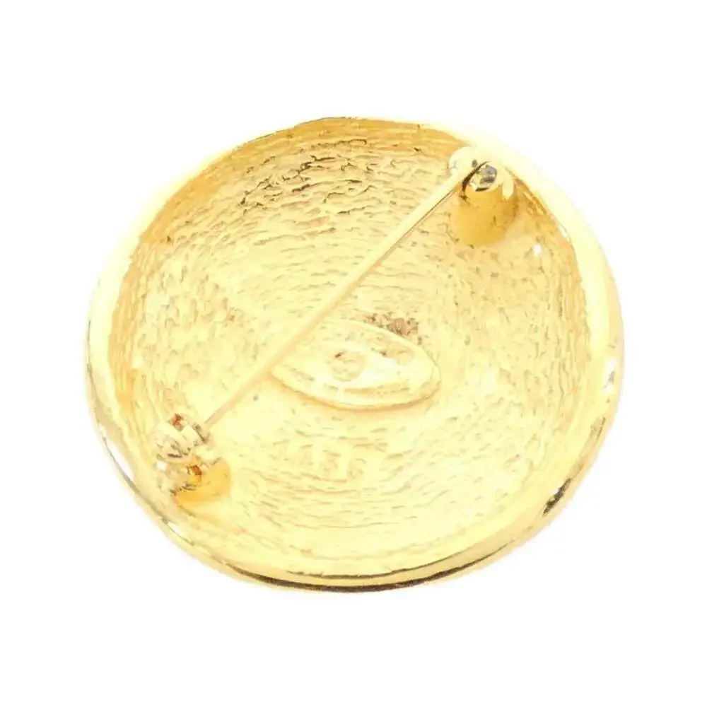 CHANEL Gold Brooch